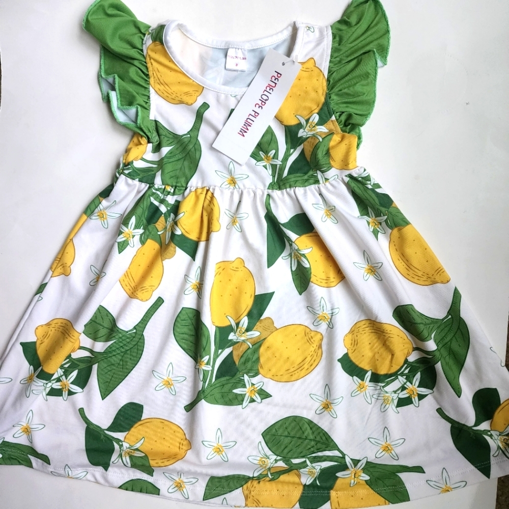 Penelope Plumm lemonade dress | little girls 3